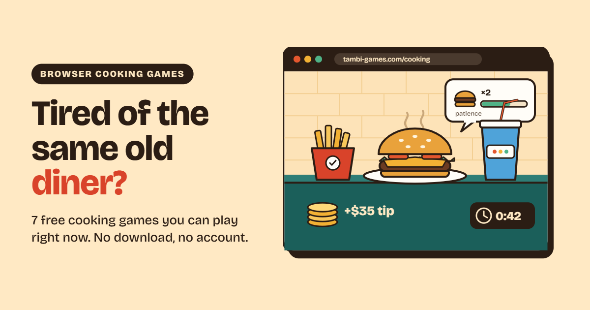 7 Games like Cooking Fever you can play in your browser