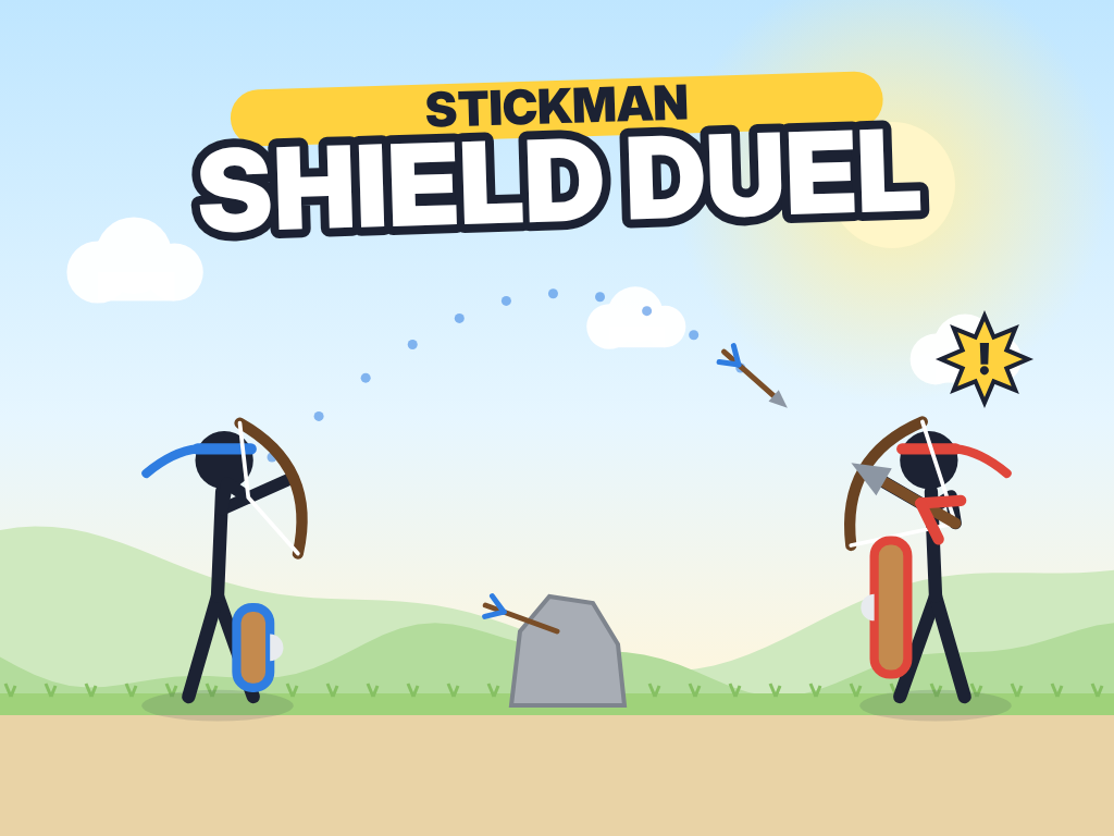 Stickman Shield Duel